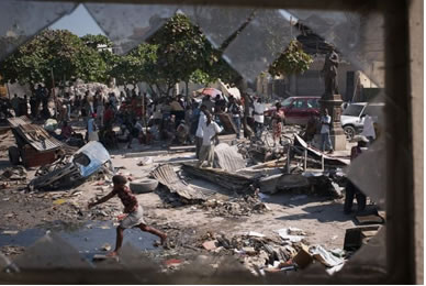 Destruição causada pelo terremoto no Haiti